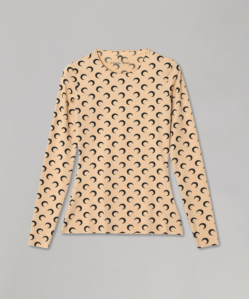 Moon Printed Jersey Ls Crewneck Top｜マリーン セル(Marine Serre