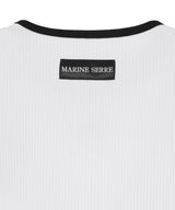 Moon Logo Bicolor Ribbed Jersey Baby Fit T-Shirt