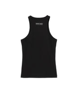 Moon Logo Ribbed Jersey Tank Top-Marine Serre-Forget-me-nots Online Store