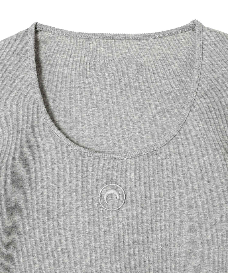 Moon Logo Jersey Ls Roundneck Top-Marine Serre-Forget-me-nots Online Store