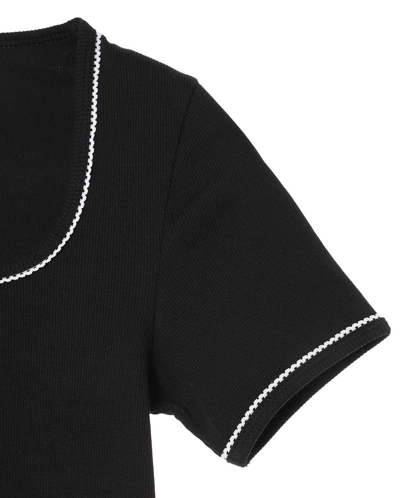 Cute 70S Ss Squareneck T-Shirt｜マリーン セル(Marine Serre