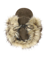 Faux Fur Corduroy Earflap Cap-OPEN YY-Forget-me-nots Online Store