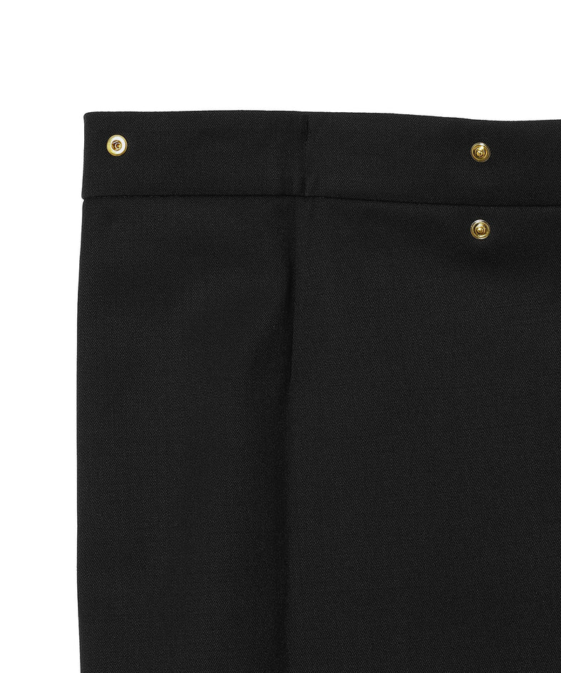 Wrap-Over Waist Mini Skirt-OPEN YY-Forget-me-nots Online Store