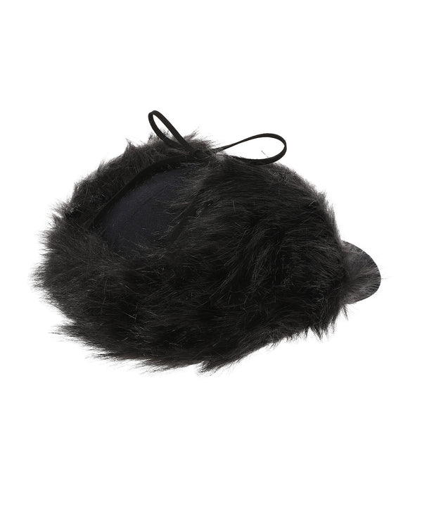Faux Fur Earflap Cap-OPEN YY-Forget-me-nots Online Store