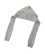 Convertible Cable Knit Hooded Scarf-OPEN YY-Forget-me-nots Online Store