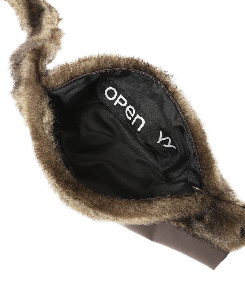 Furry Pocket Belt Bag-OPEN YY-Forget-me-nots Online Store