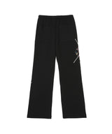Argyle Patched Lounge Pants-OPEN YY-Forget-me-nots Online Store