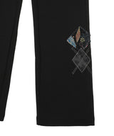 Argyle Patched Lounge Pants-OPEN YY-Forget-me-nots Online Store