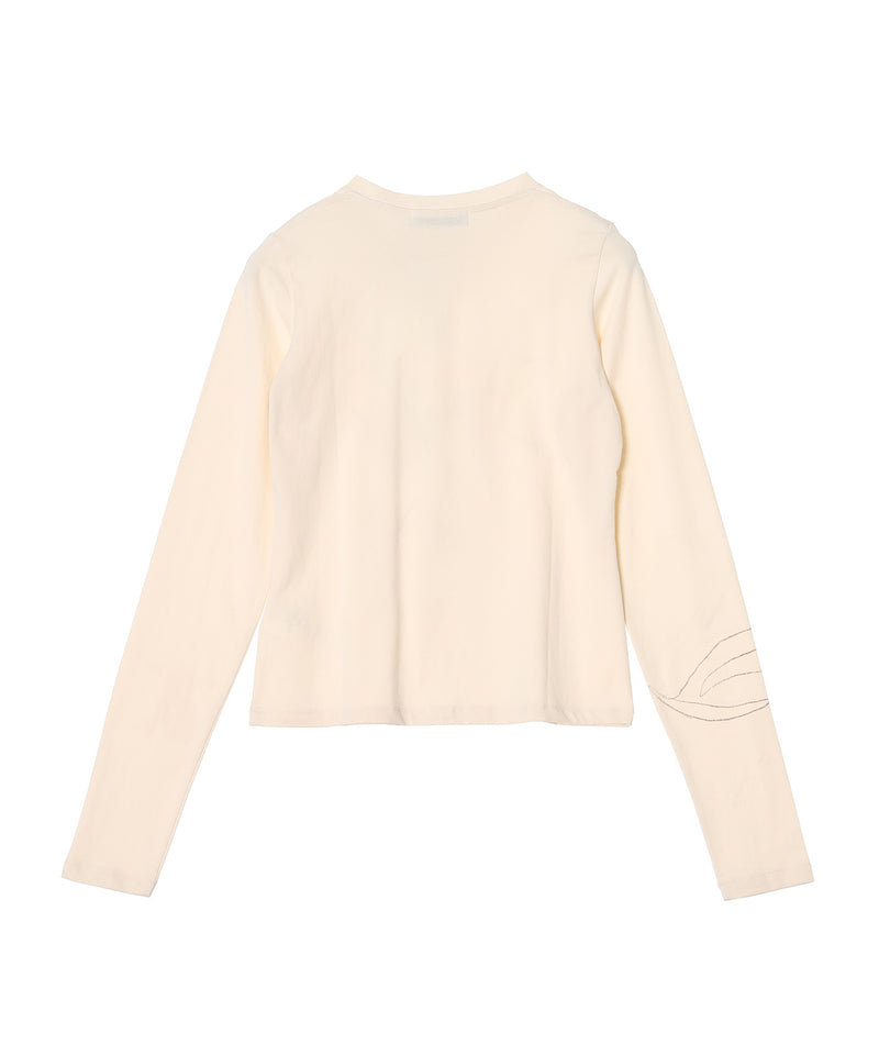 Beaded I Love Yy Tee-OPEN YY-Forget-me-nots Online Store