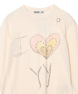 Beaded I Love Yy Tee-OPEN YY-Forget-me-nots Online Store