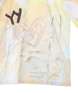 Graphic Slouch Turtleneck Tee-OPEN YY-Forget-me-nots Online Store