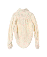 Floral Blankie Shirt-OPEN YY-Forget-me-nots Online Store