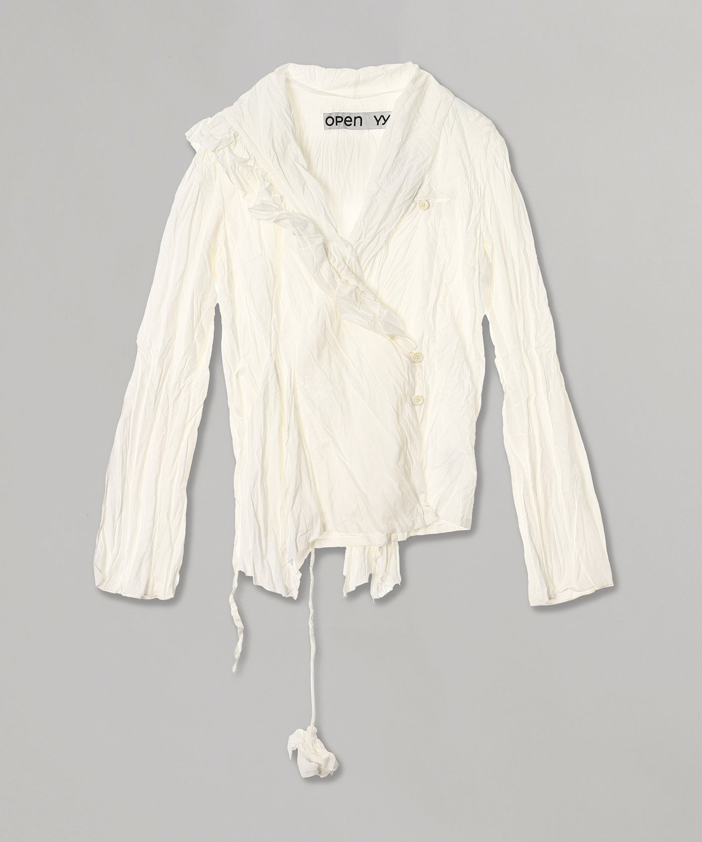 最終値下げlohen BACK OPEN BLOUSE ホワイト