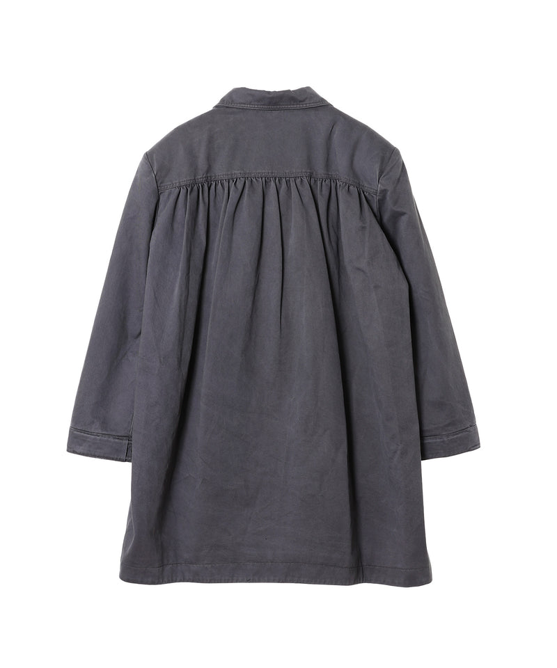 Over Shirred Top Coat｜オープンワイワイ(OPEN YY)｜Forget-me-nots