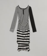 Stripe Convertible Hook Top Dress-OPEN YY-Forget-me-nots Online Store