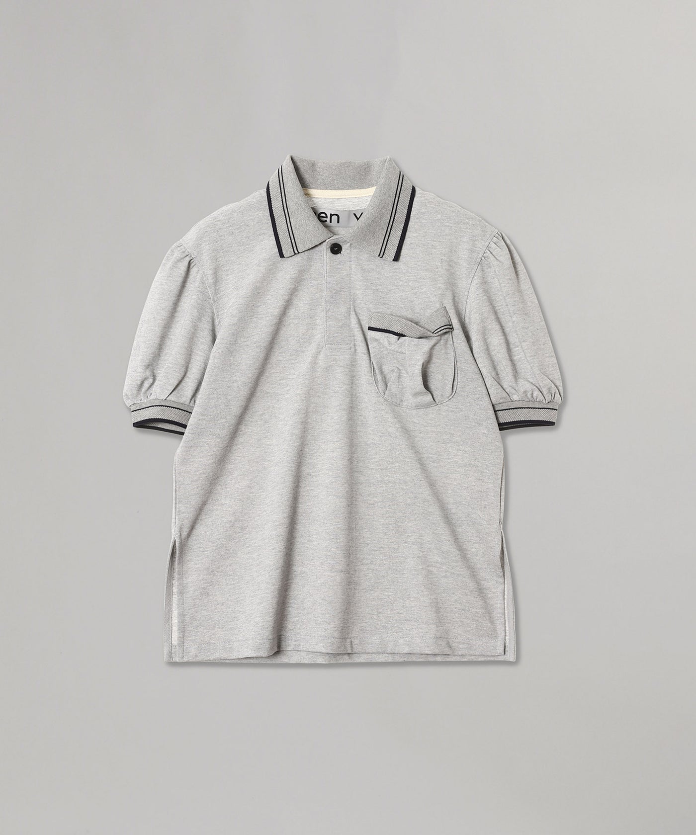 Puffy Pique Polo｜オープンワイワイ(OPEN YY)｜Forget-me-nots Online