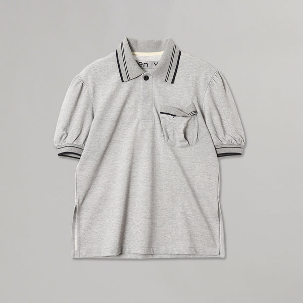 Puffy Pique Polo｜オープンワイワイ(OPEN YY)｜Forget-me-nots Online