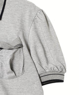 Puffy Pique Polo-OPEN YY-Forget-me-nots Online Store