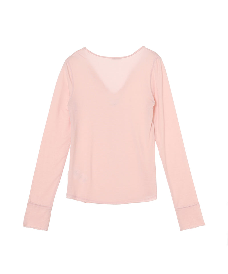 Hook Henley Long Sleeve｜オープンワイワイ(OPEN YY)｜Forget-me-nots