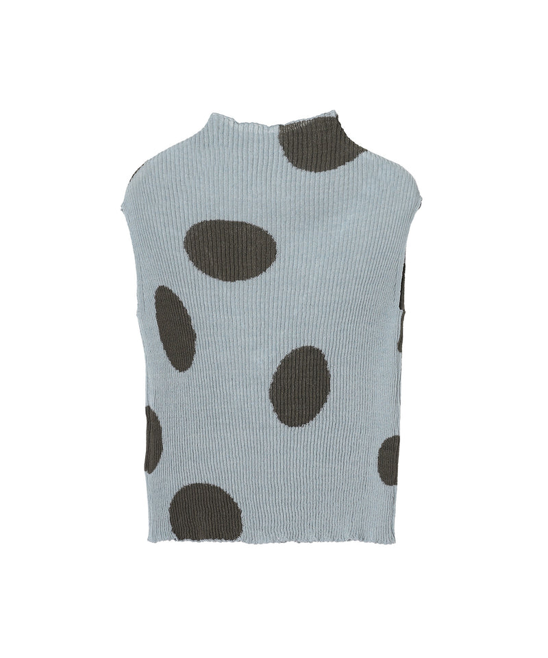 Ribbed Dot Top｜オープンワイワイ(OPEN YY)｜Forget-me-nots Online Store