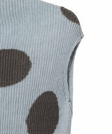 Ribbed Dot Top-OPEN YY-Forget-me-nots Online Store