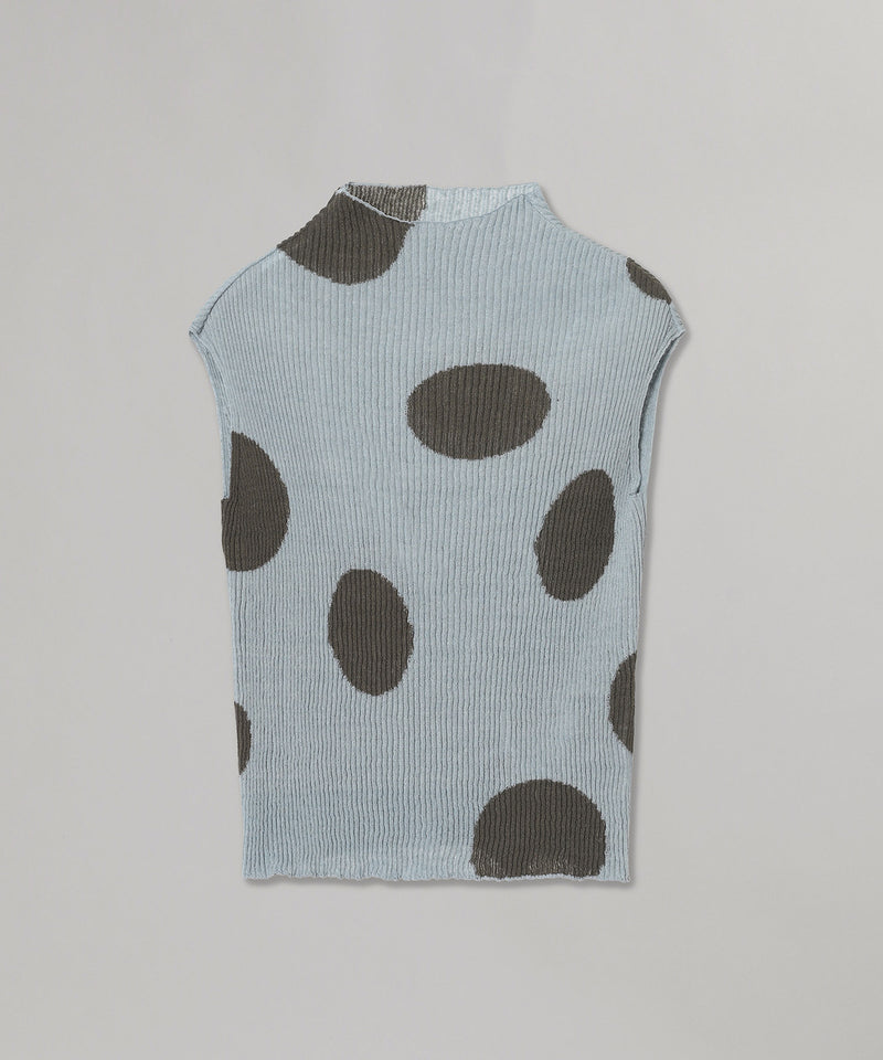 Ribbed Dot Top｜オープンワイワイ(OPEN YY)｜Forget-me-nots Online Store