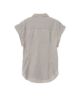 Color Block Wire Shirt-OPEN YY-Forget-me-nots Online Store