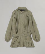 Belted Cargo Field Jacket-OPEN YY-Forget-me-nots Online Store