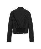 Stripe Double-Breasted Blazer-OPEN YY-Forget-me-nots Online Store