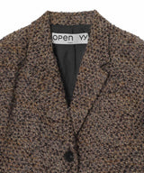 Unstructured Out Pocket Jacket-OPEN YY-Forget-me-nots Online Store