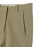 Round Cut Capri Shorts-OPEN YY-Forget-me-nots Online Store