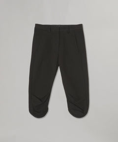 Round Cut Capri Shorts-OPEN YY-Forget-me-nots Online Store