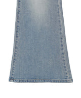 Color Block Bootcut Jeans-OPEN YY-Forget-me-nots Online Store