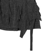 Raw Cut Ruffle Dress Top