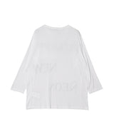 Typography Sheer Top