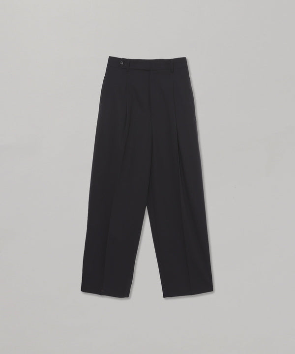 Summer Wool High-Rise Tapered Pants-rito structure-Forget-me-nots Online Store
