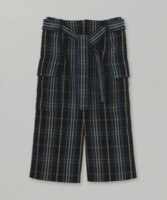 ＜Archive Sale＞Shadow Check Military Skirt-beautiful people-Forget-me-nots Online Store