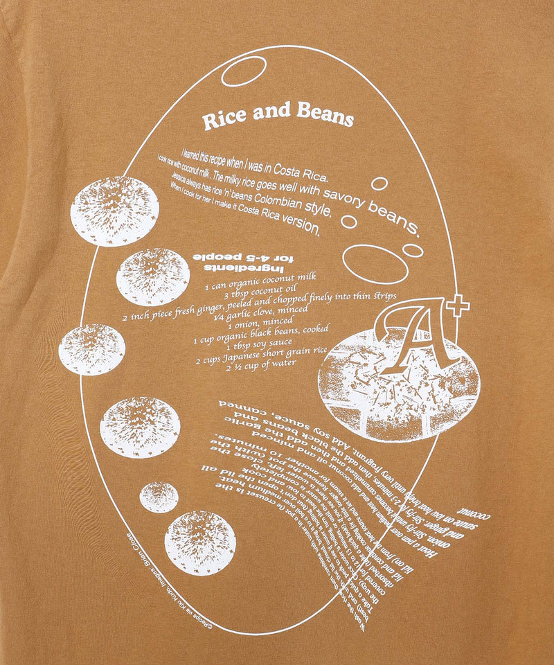 ＜Sale＞Rice and Beans Ss Tee-Positive Message-Forget-me-nots Online Store