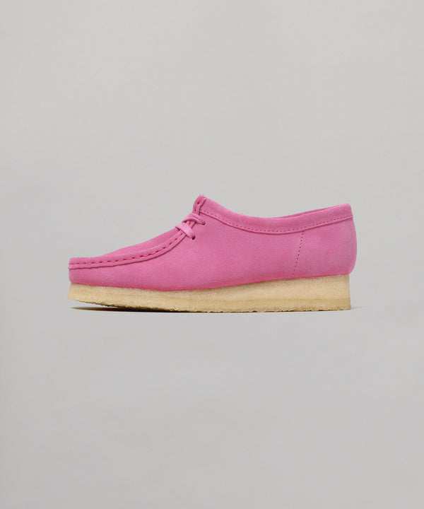 Wallabee. Pink Suede-Clarks-Forget-me-nots Online Store