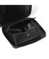 二つ折りzip財布(Veryblack)-Comme des Garçons Wallet-Forget-me-nots Online Store