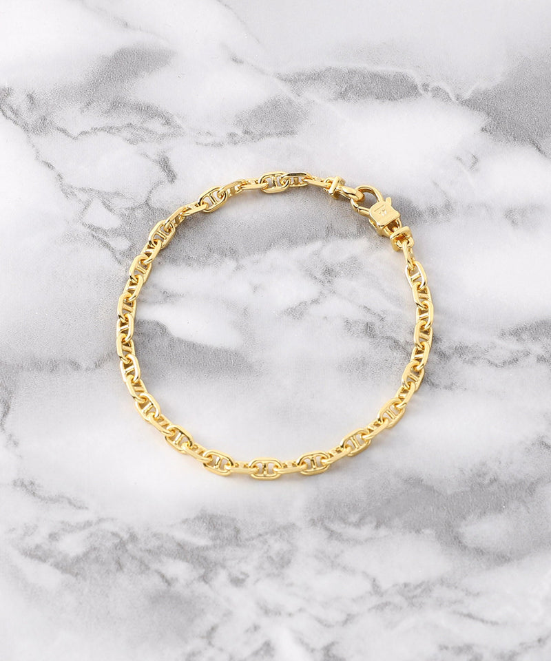 Cable Bracelet Gold 7.0 Inches-TOM WOOD-Forget-me-nots Online Store