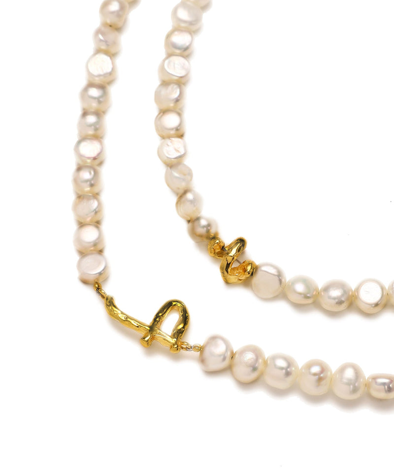 プリーク(PREEK)｜Baroque Pearl Rope Necklace 130｜スニーカー