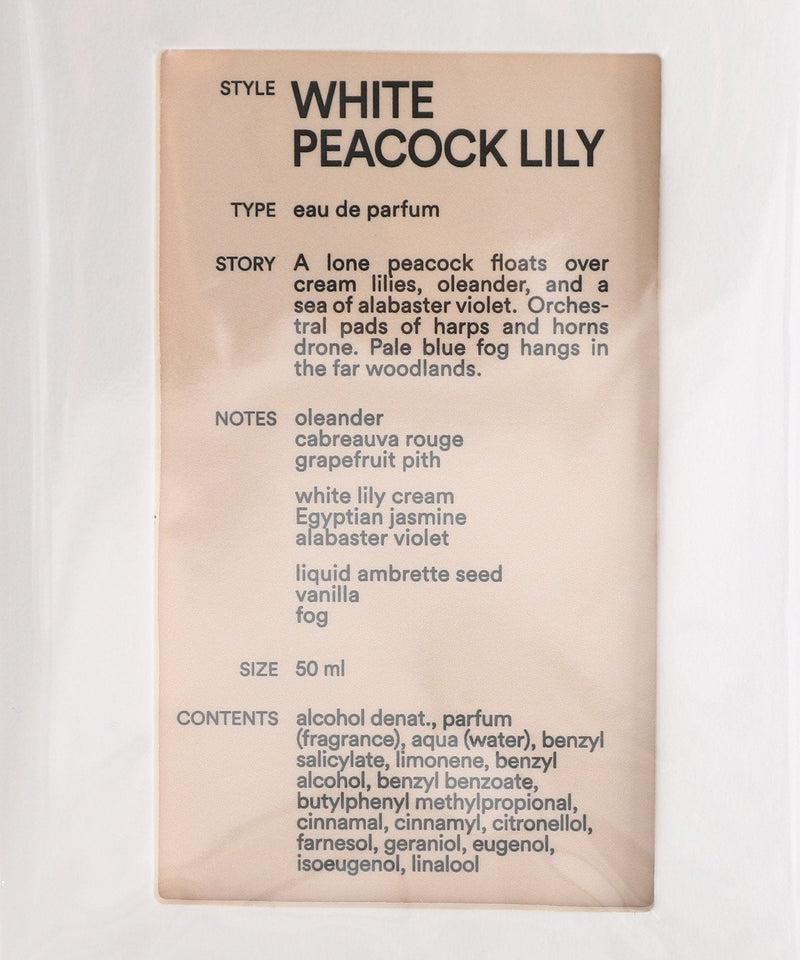 White Peacock Lilly_2-D.S.&DURGA-Forget-me-nots Online Store