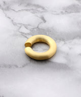 Chunky Ear Cuff Satin Gold M-TOM WOOD-Forget-me-nots Online Store