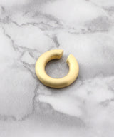 Chunky Ear Cuff Satin Gold M-TOM WOOD-Forget-me-nots Online Store