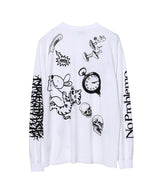 Graphic Mashup Ls Tee-Aries-Forget-me-nots Online Store