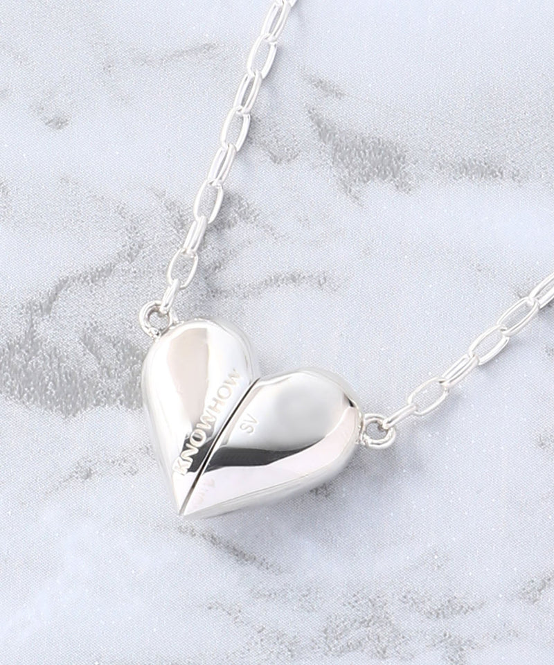 Magnets Heart Necklace-KNOWHOW-Forget-me-nots Online Store