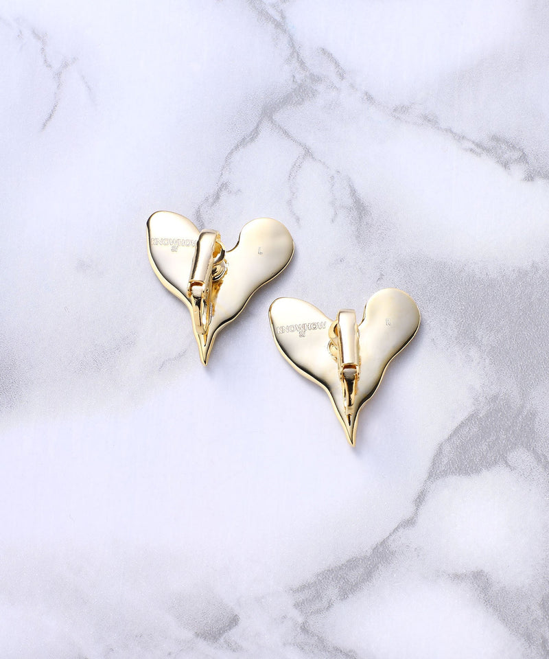Heart Earring-KNOWHOW-Forget-me-nots Online Store
