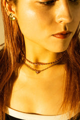 Clip Necklace/ Leather＜fmn Exclusive＞-KNOWHOW-Forget-me-nots Online Store