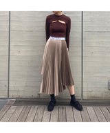 ＜Archive Sale＞Strap Jersey Top With Sleeves-rokh-Forget-me-nots Online Store